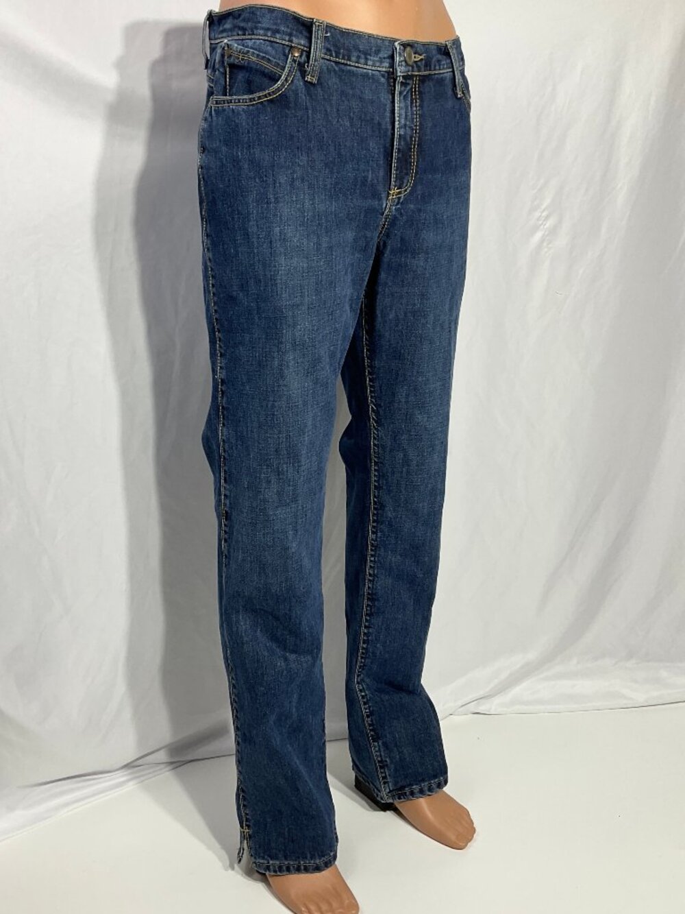 Wrangler 13/14 Cowgirl Cut Cash Jeans Womens Denim 100% Cotton 32.5 Inseam